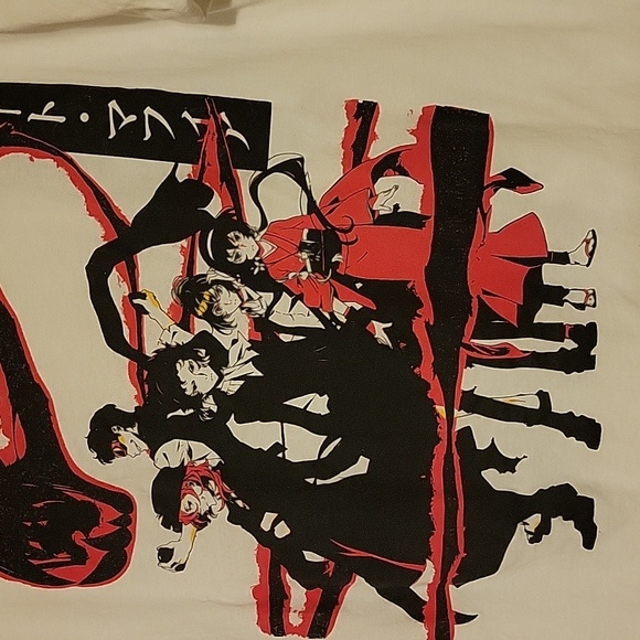 Bungo Stray Dogs academia shirt graphics on front and back like new condition L - Picture 4 of 7